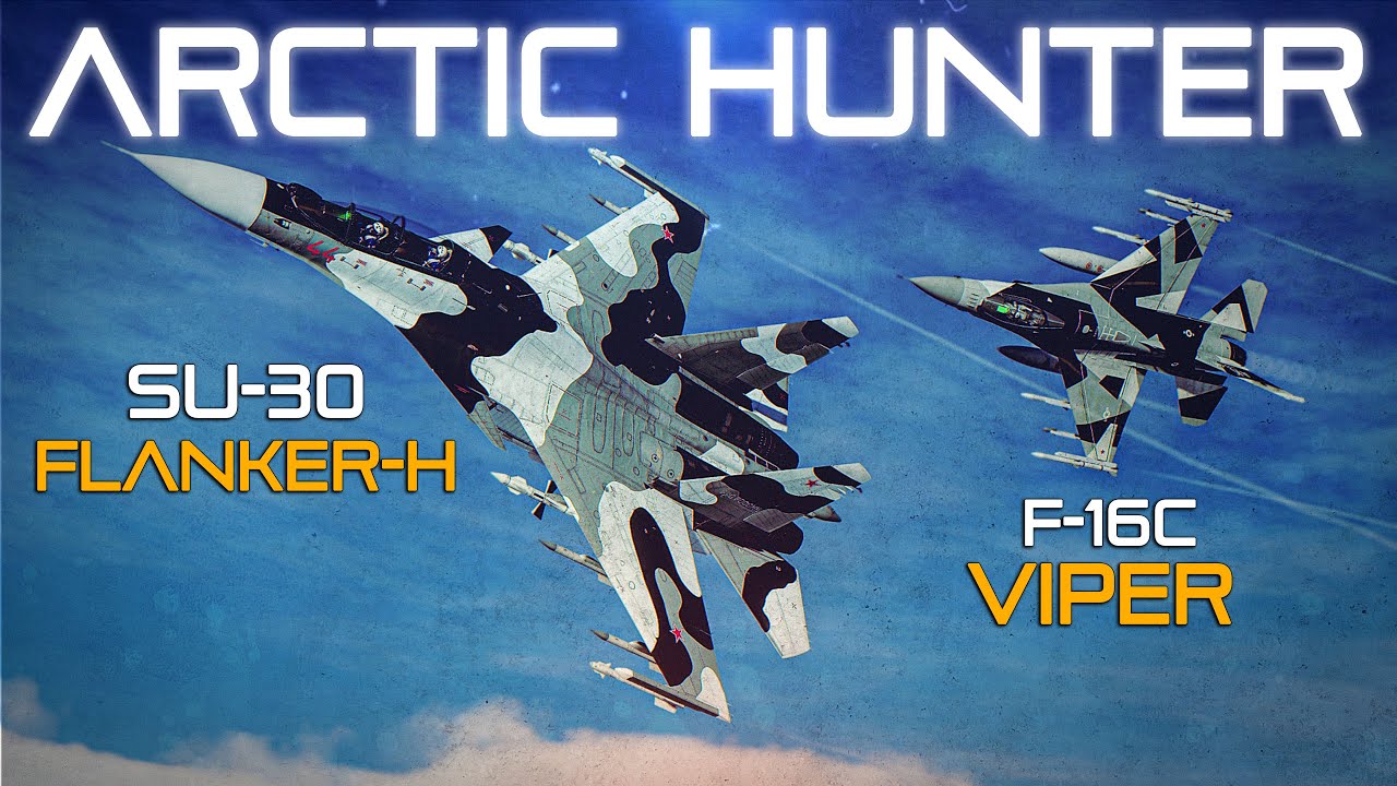 Неудержимый истребитель | Су-30 Flanker-H против F-16 Viper | DOGFIGHT | Цифровой боевой симулято...