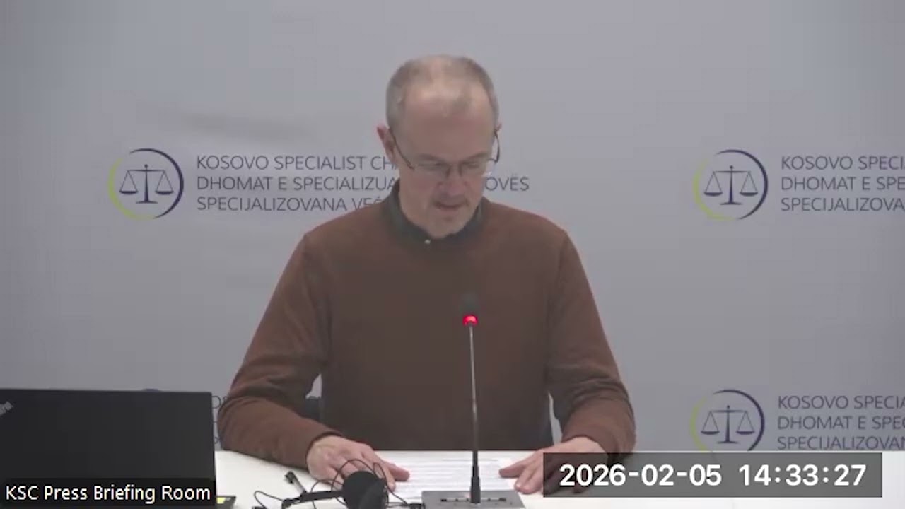 05/02/2026: Brifing za medije Specijalizovanih veća