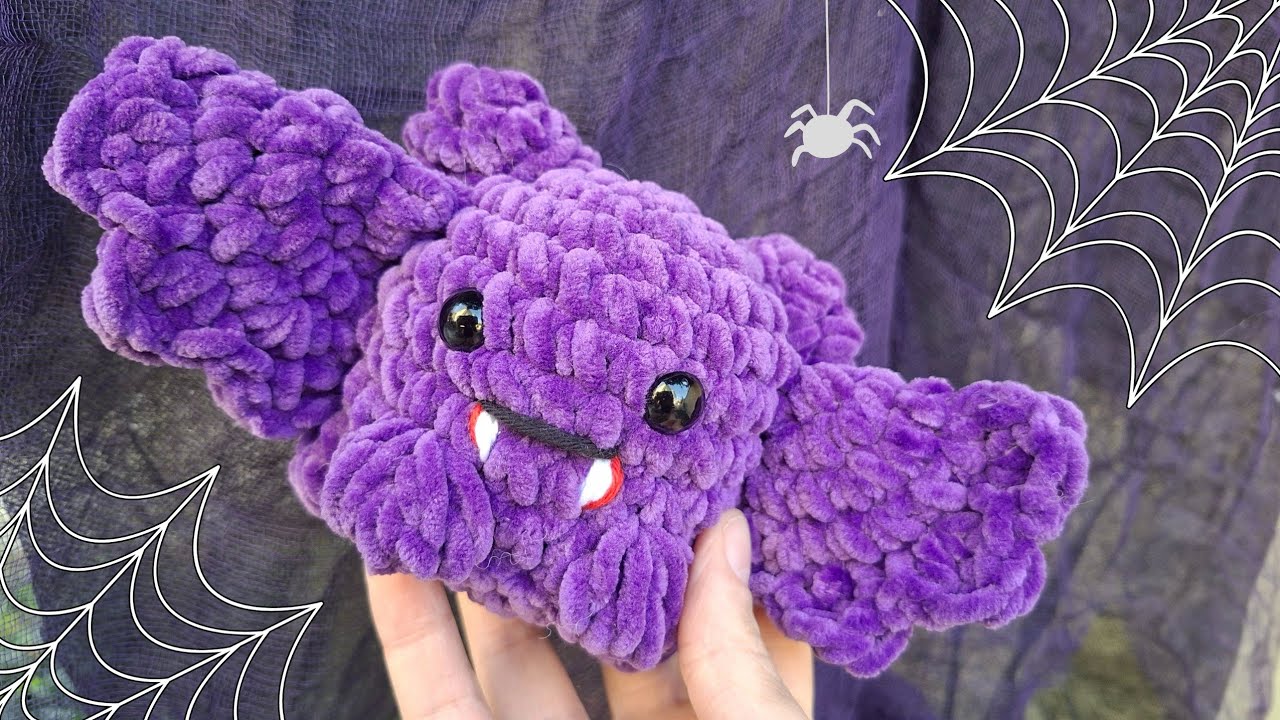 Amigurumi Pipistrello di Halloween 🦇 | Tutorial Uncinetto Facile e Veloce per Principianti 