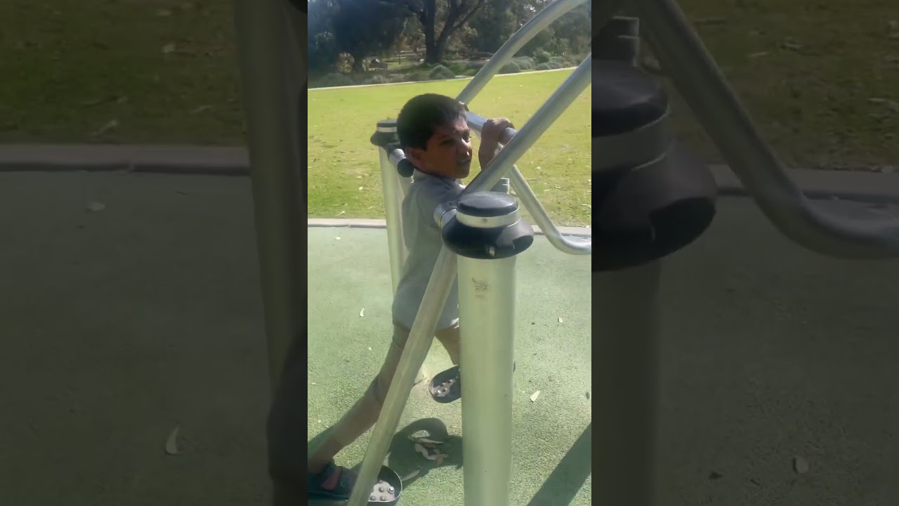 Kids workout and play at park #shorts
