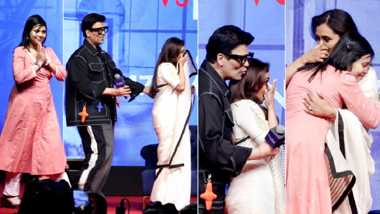 असली Mrs Chatterjee को देखते ही फुट फुट कर रोने लगी Rani At Mrs Chatterjee vs Norway Trailer Launch