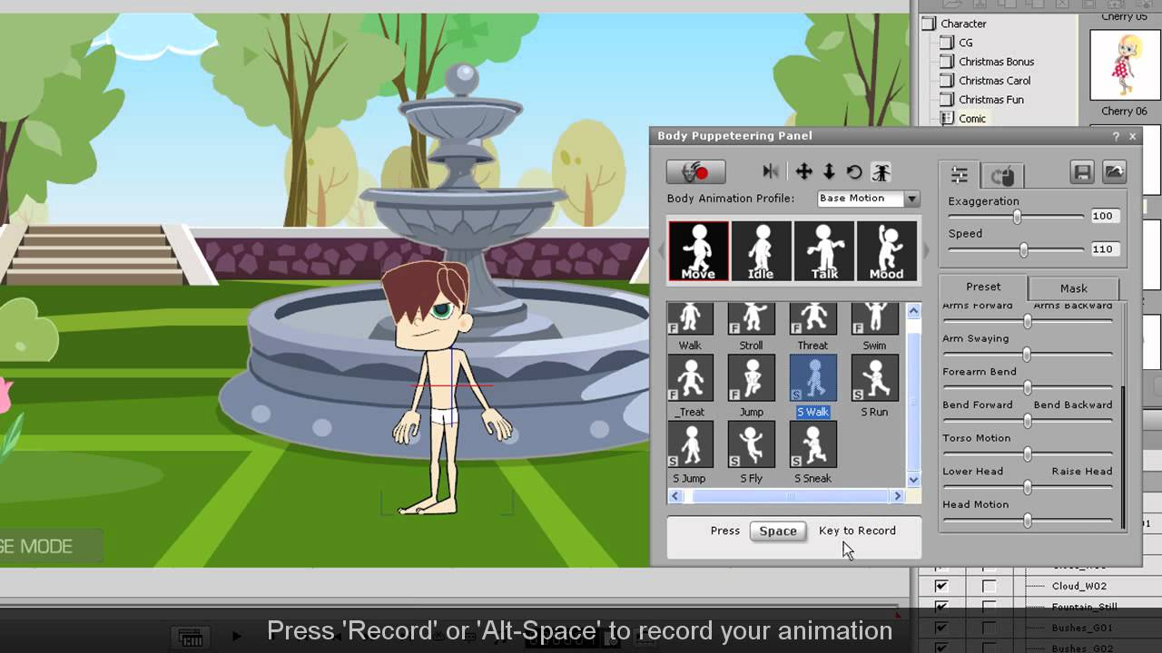 CrazyTalk Animator Tutorial - Create Simple Walking Animation
