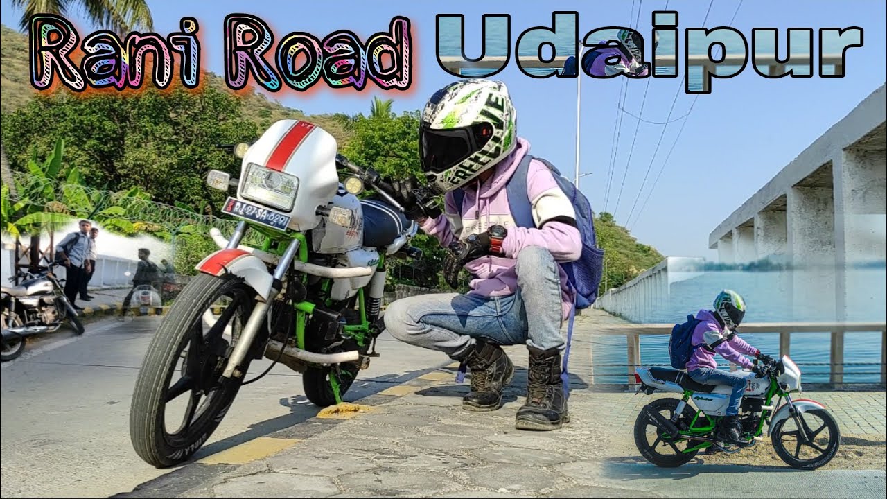 Getting Public Reaction At Udaipur Rani Road || Modified Splendor Reaction