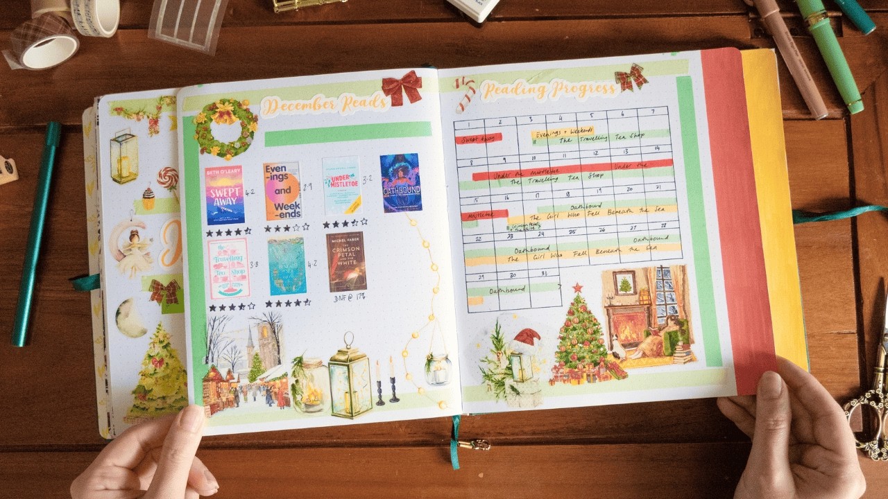 Everything I Read in December 📚 + January Reading Journal Setup ✨
