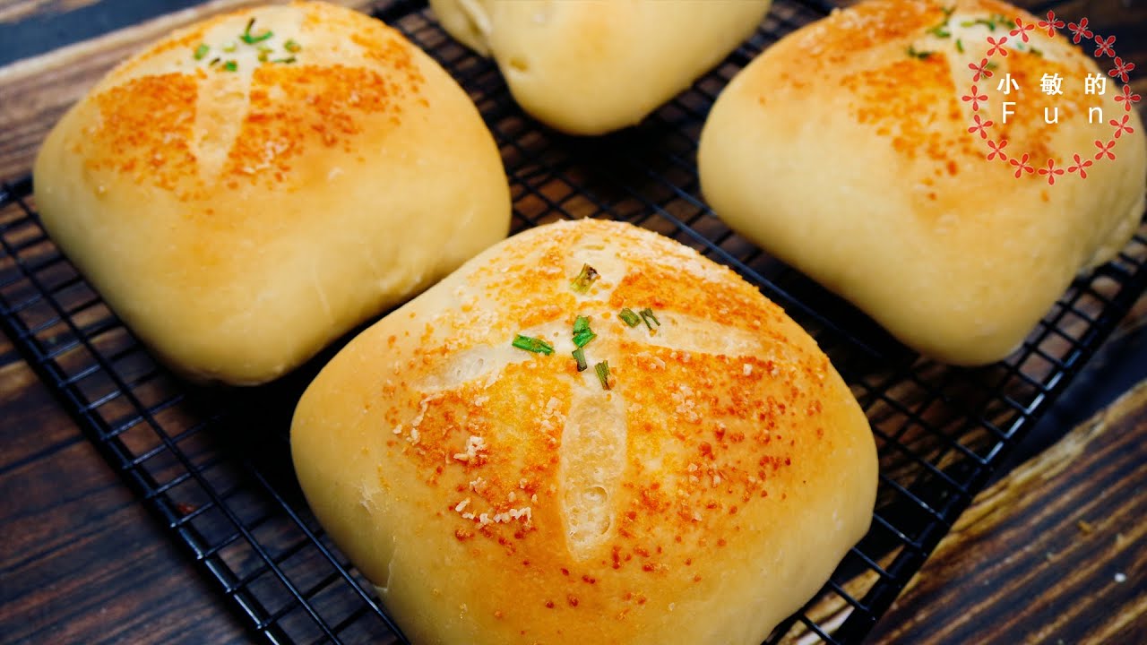 [Eng Sub]芝士鸡肉面包 Cheese and chicken buns【小敏的Fun】