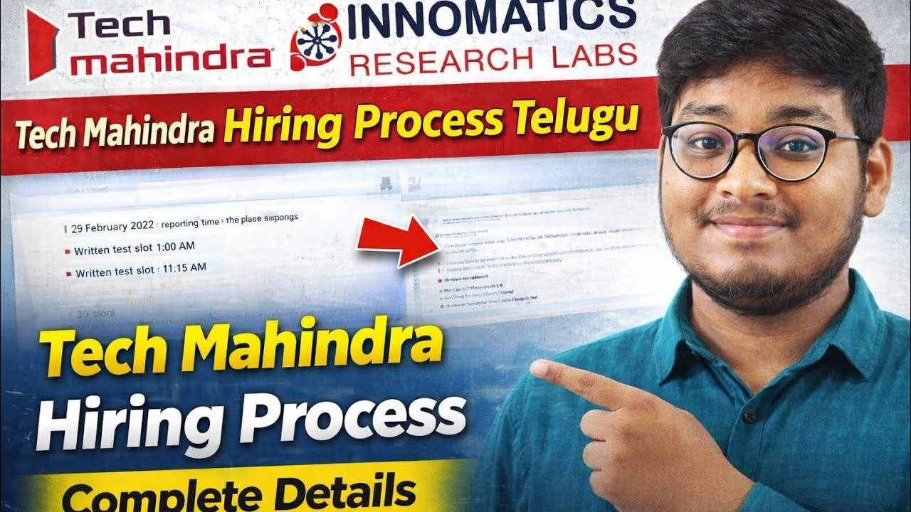 Innomatics❌Tech Mahindra Hiring Process#TechMahindraHiring#InnomaticsResearchLabs