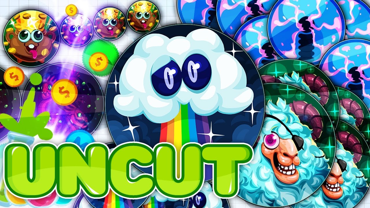 AGAR.IO MOBILE UNCUT // RANDOM TAKEOVER WITH FRIENDS // CUSTOM ANIMATED SKIN