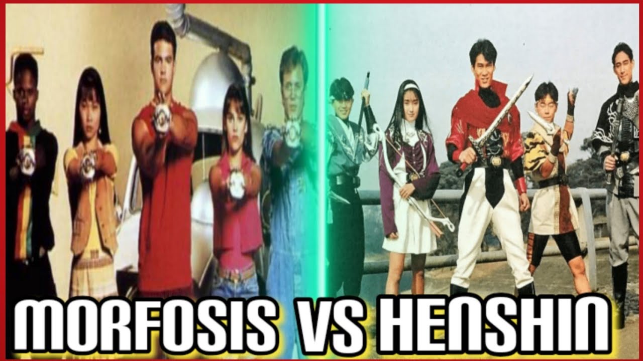 POWER RANGERS vs SUPER SENTAI (morfosis vs henshin) 