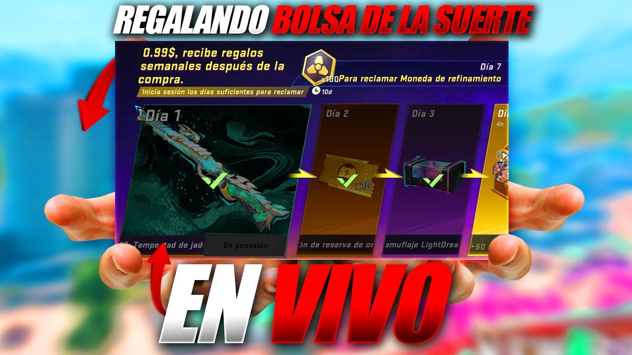REGALANDO NUEVO EVENTO BOLSA DE LA SUERTE // BLOOD STRIKE