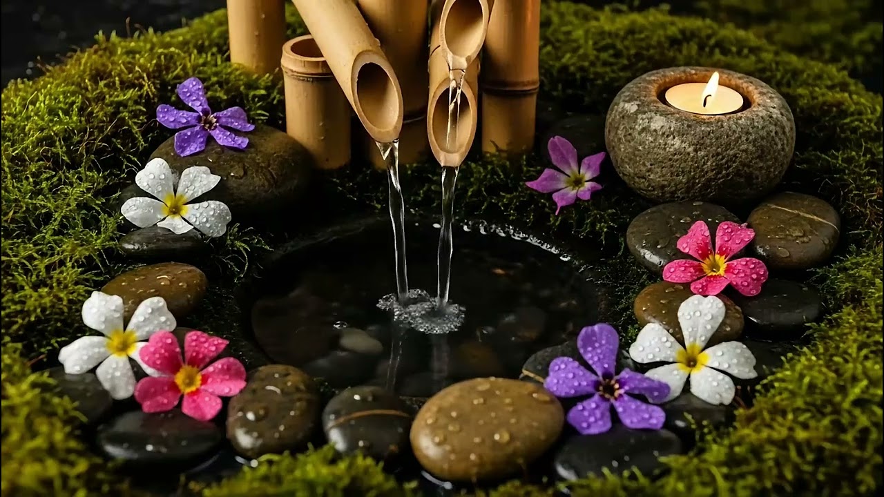 Ambient Piano & Water Sounds for Stress Relief | Relaxation Music for Mind & Body