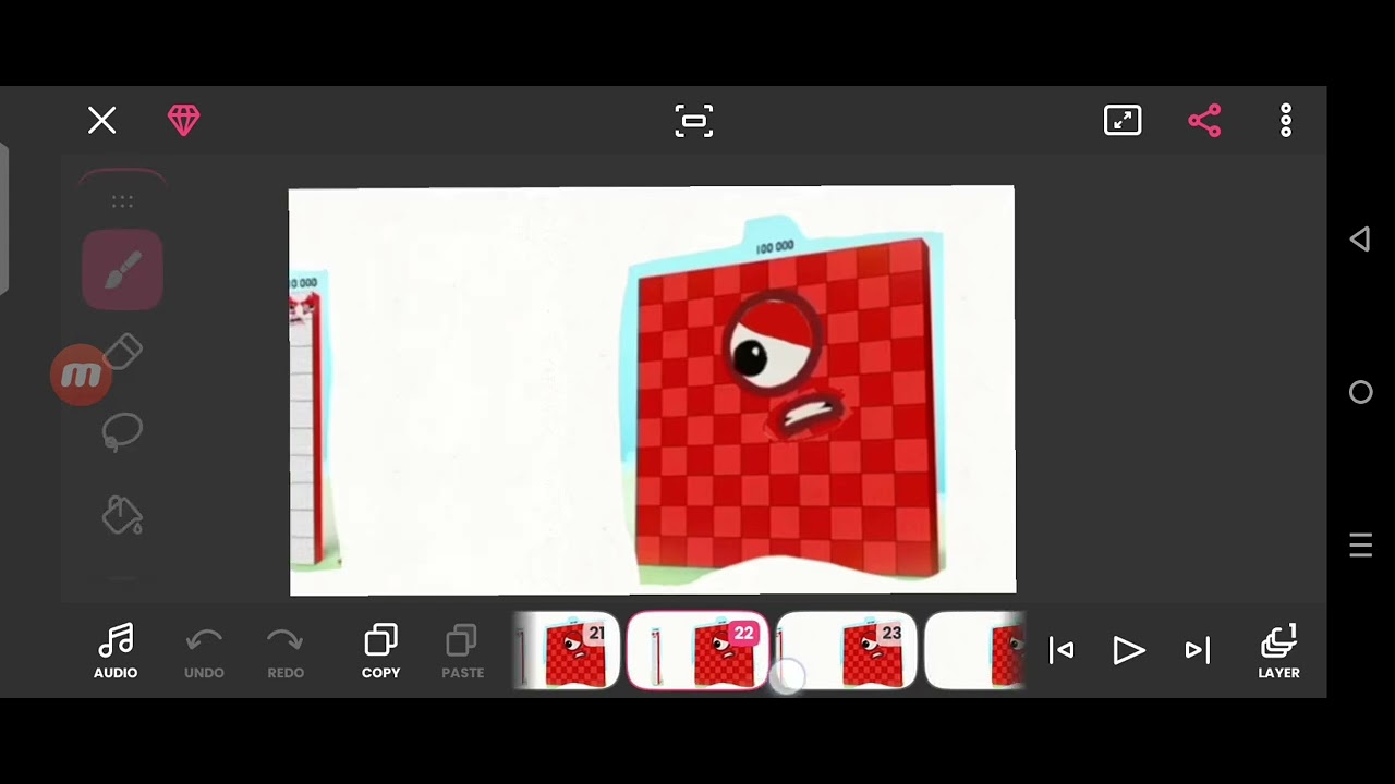 Numberblocks Axe my phone 51