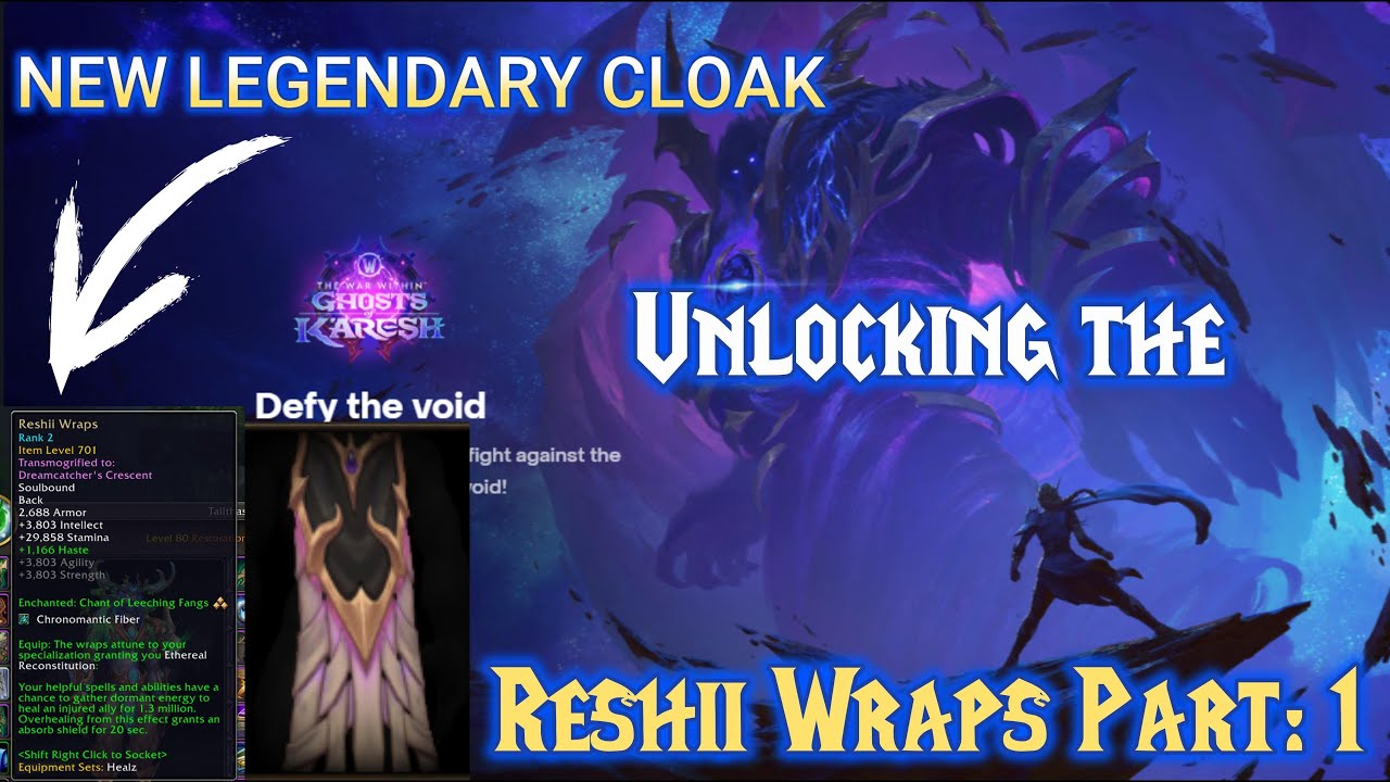Reshii Wraps Ep 1: A Shadowy Invitation – Beginning the Legendary Cloak Questline (WoW  Patch 11.2)