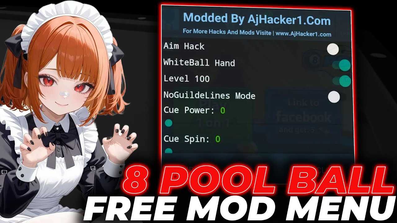 8 Ball Pool Mod Menu &ndash; Powerful Hack *Free* with Auto Pot, Stat Max & Quick Wins! Download [2026]!