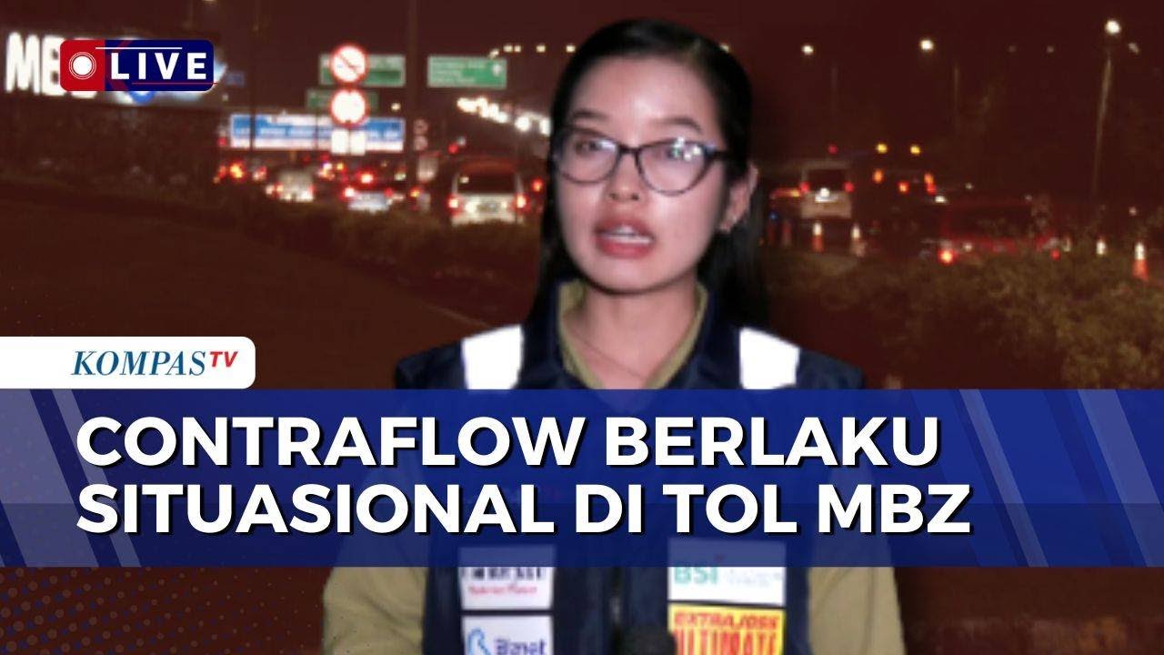 Arus Balik Lebaran, Contraflow Diberlakukan Situasional di Tol MBZ | 25 MARET 2026