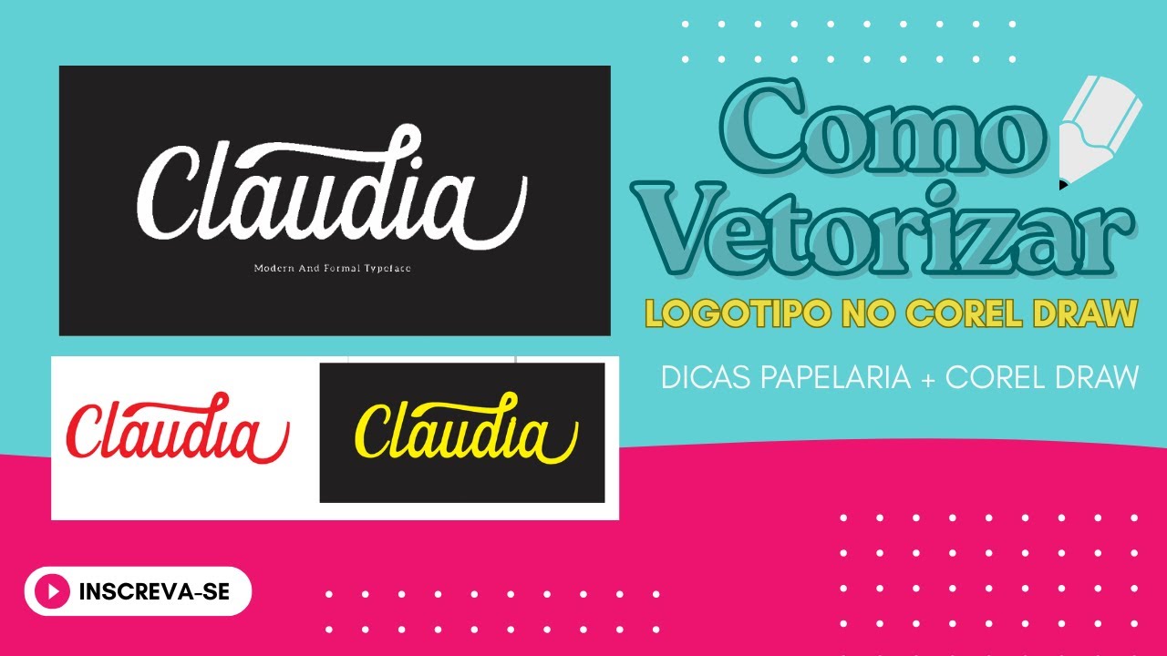 COMO VETORIZAR UM LOGOTIPO NO COREL DRAW I TUTORIAL