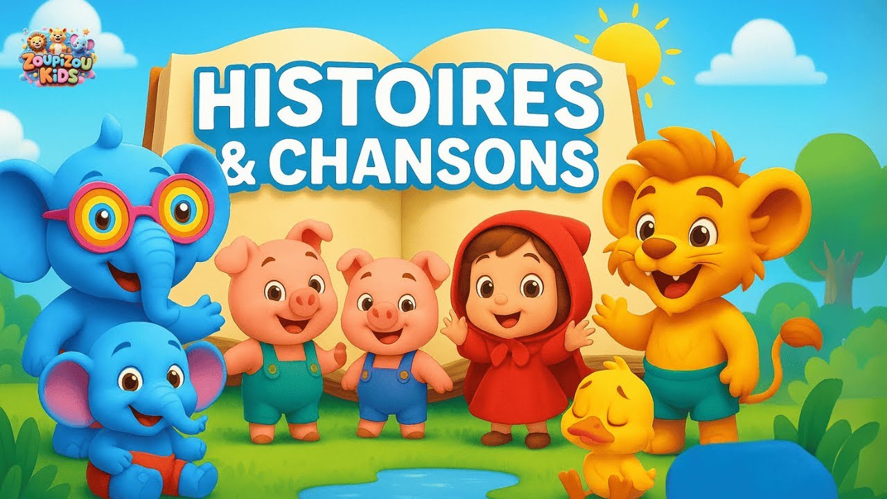 🧸✨ Zoupizou Kids - Histoires & Comptines en Direct pour Enfants ! 🎵📚