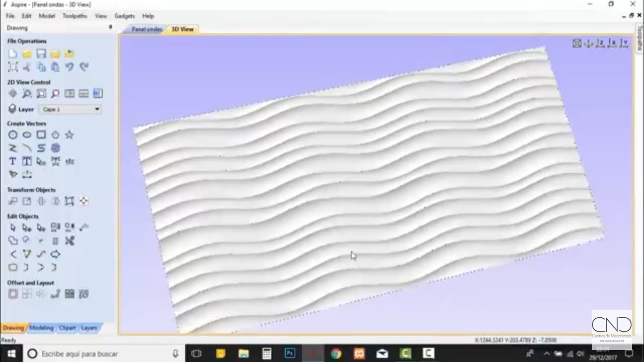Como crear PANELES DECORATIVOS con Aspire o Vcarve - CNC