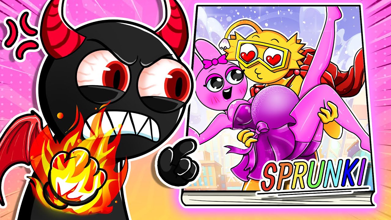 👿Paper DIY👿 INCREDIBOX SPRUNKI Sad Story | 핑키의 불륜을 알게 된 블랙 데몬의 분노