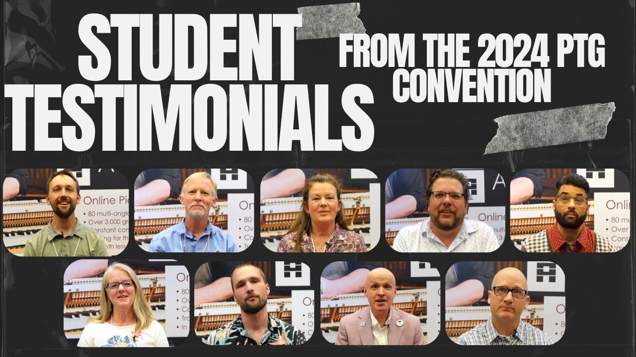Piano Technician Academy Testimonials from the 2024 PTG Convention