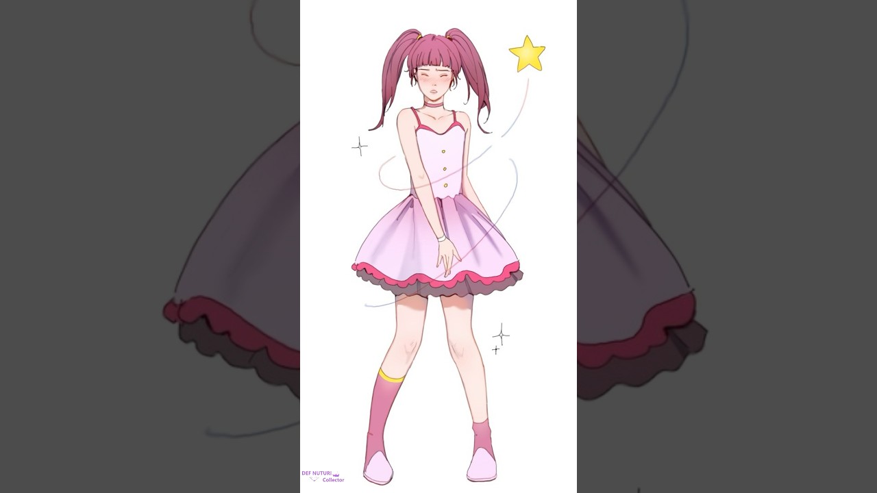 TG TF Transformation | Boy Becomes a Magical Girl! | Step by Step 