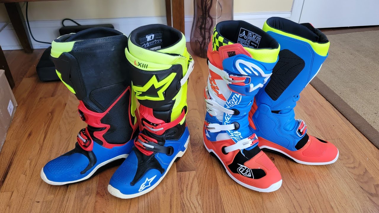 MOTOCROSS BOOT COMPARISON - ALPINESTARS TECH 10 / TECH 7 MX BOOTS