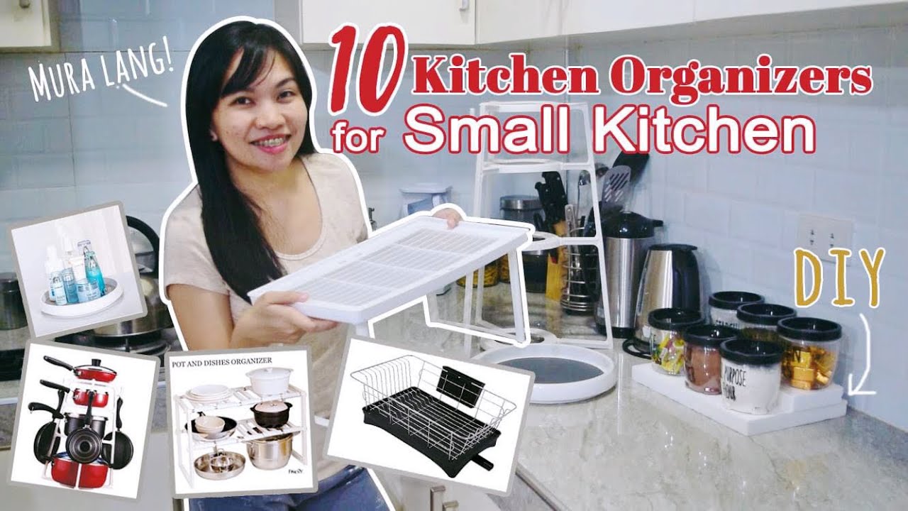 10 Affordable Kitchen Organizers for Small Kitchen / Kitchen Must Have / Shopee Lazada, SM, Mr. DIY