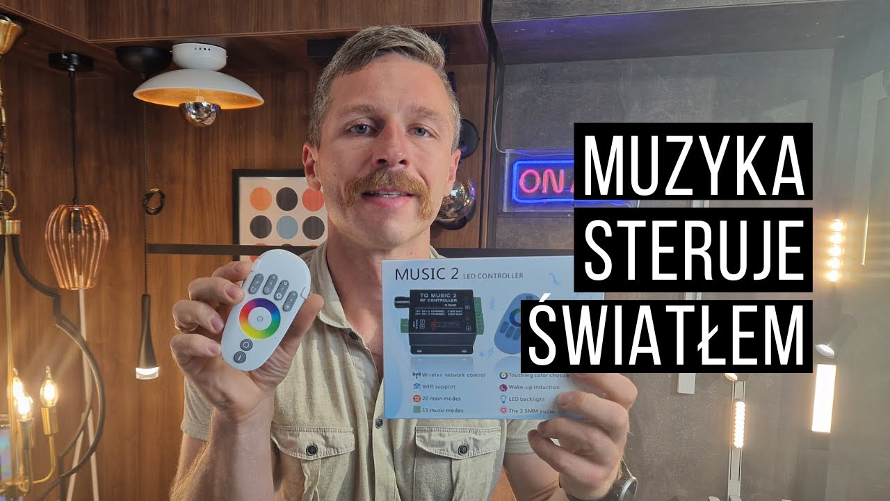 Magiczny sterownik muzyczny: Jak dźwięk zamienia się w kolory LED RGB!