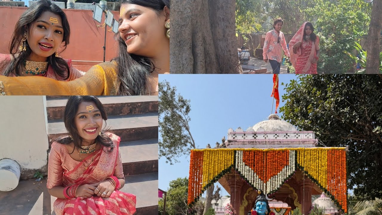 Hum gaye mandir #mahadev #YouTube #vlog #viral 