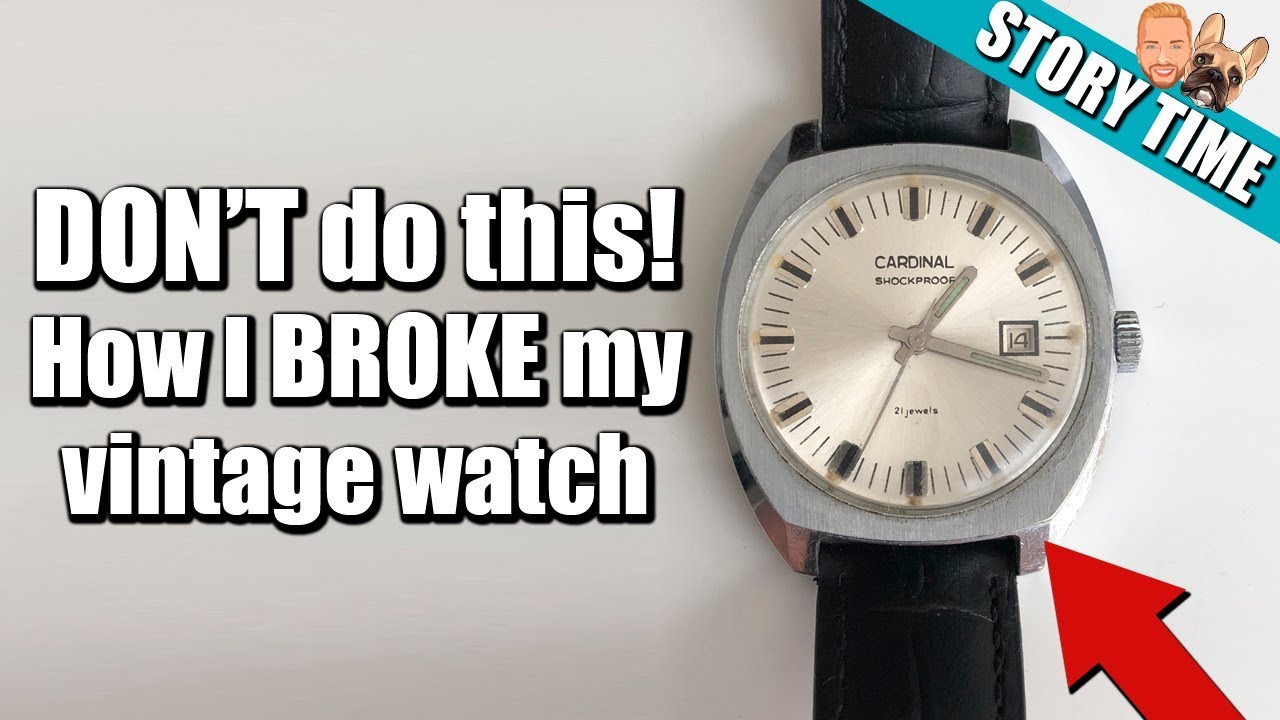 I broke my vintage Russian watch 5 hours after buying it