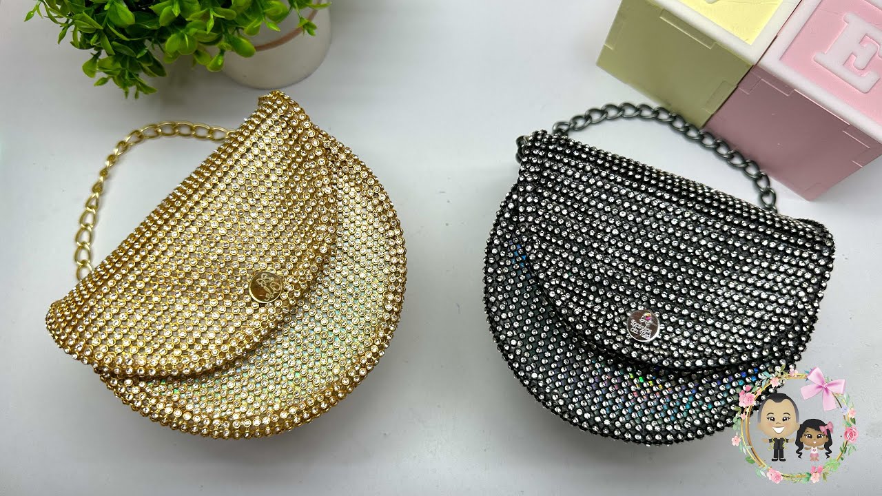 Bolsinha Luxuosa de Strass com CD. Dica para iniciantes.