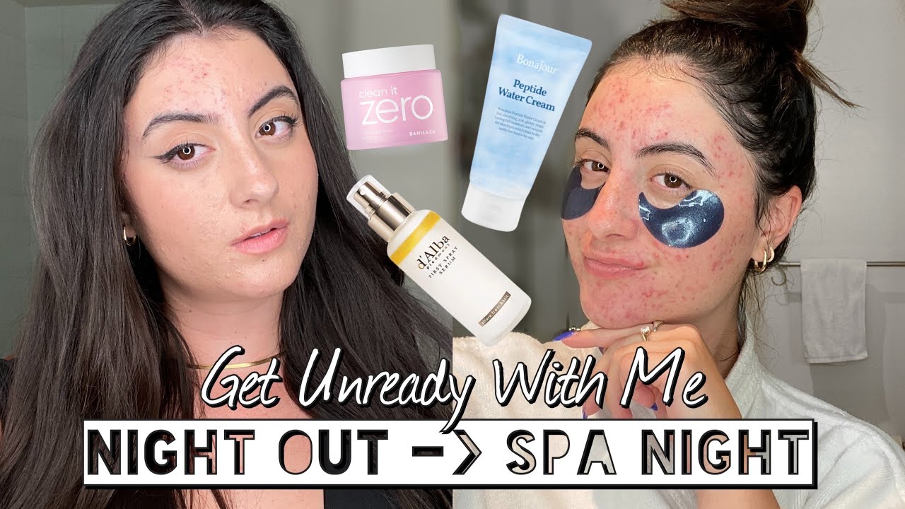 POST GOING OUT SKINCARE @ 2 AM | Relaxing, Nourishing & Clarifying Korean Skincare Routine