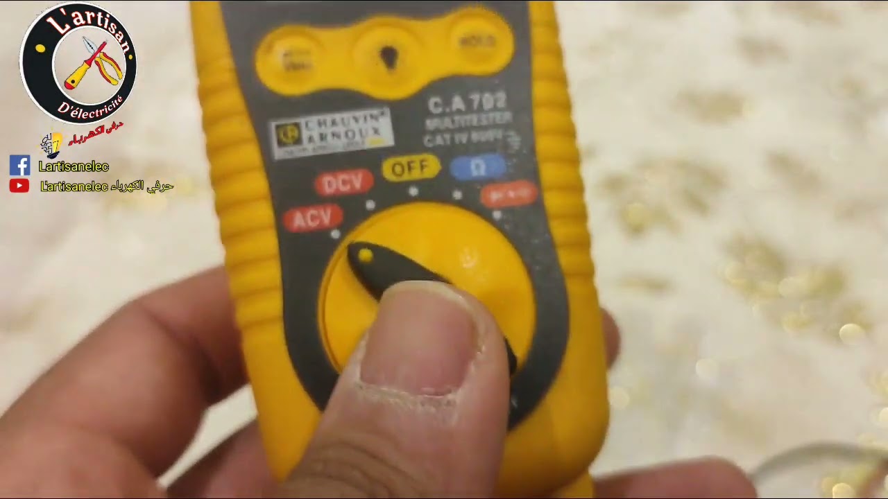 جهاز قياس الكهرباء صغير ورا ئع chauvin Arnoux ca 702