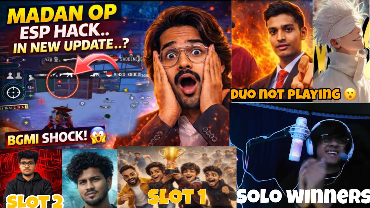 MADAN OP ESP HACK IN NEW UPDATE 😯 / BGMI NEW UPDATE #botsquad #madan #btswar 