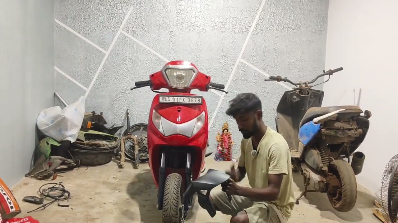 Hero pleasure Telescopic Suspension Install