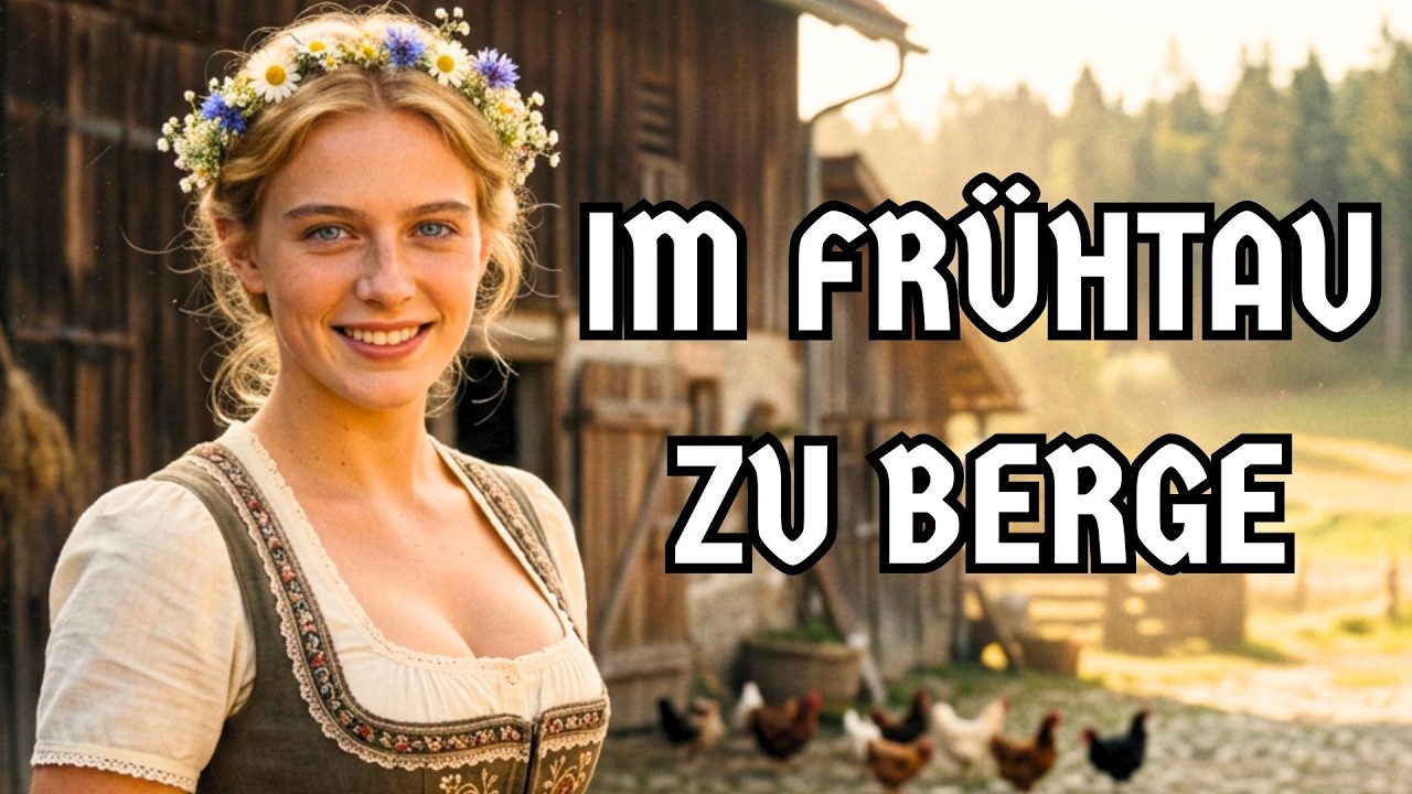 Im Fr&uuml;htau zu Berge 🎶 Deutsches Volkslied zum Mitsingen