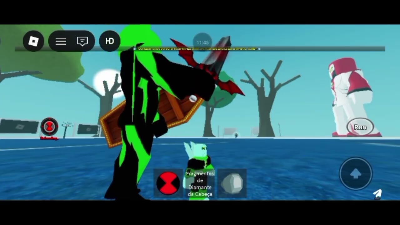 Gameplay Roblox de BEN10 - Adam e Dylan