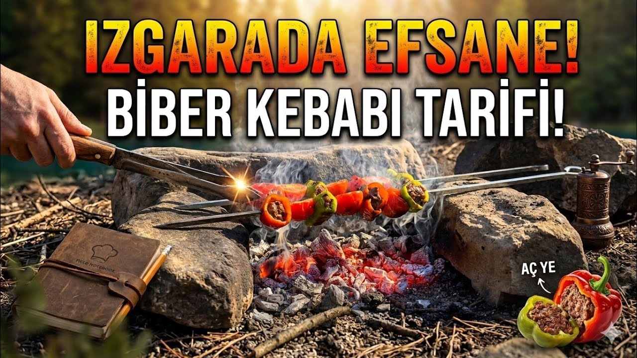Doğa Ateşinde Biber Kebabı | ChefinWild