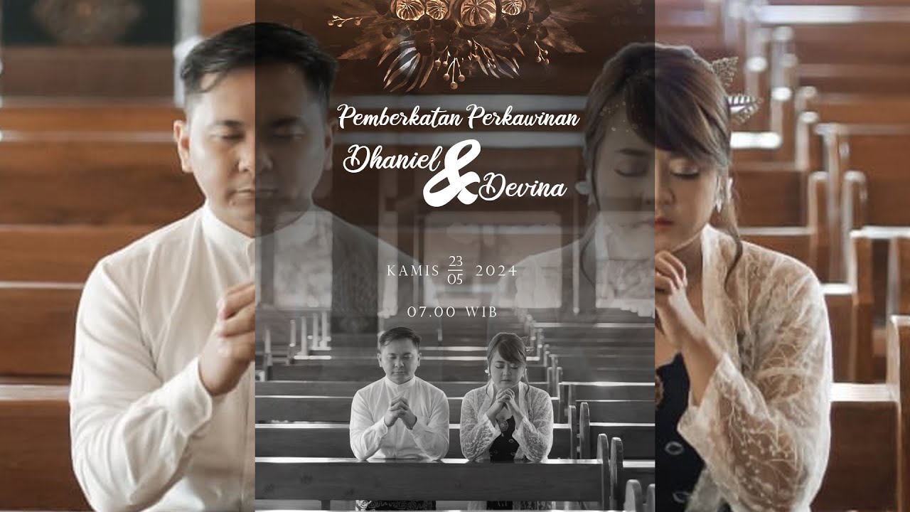Live Stream Ibadah Pemberkatan Perkawinan Pdt. Dhaniel & Pdt. Devina  | 23 Mei 2024 - GKJW Gresik