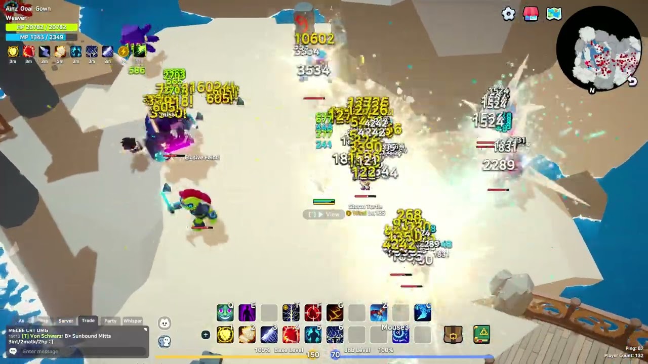 SpiritVale v0.9.7 - Testing Weaver Autoattack Chain + Chain Lightning + Ice Shard Chain