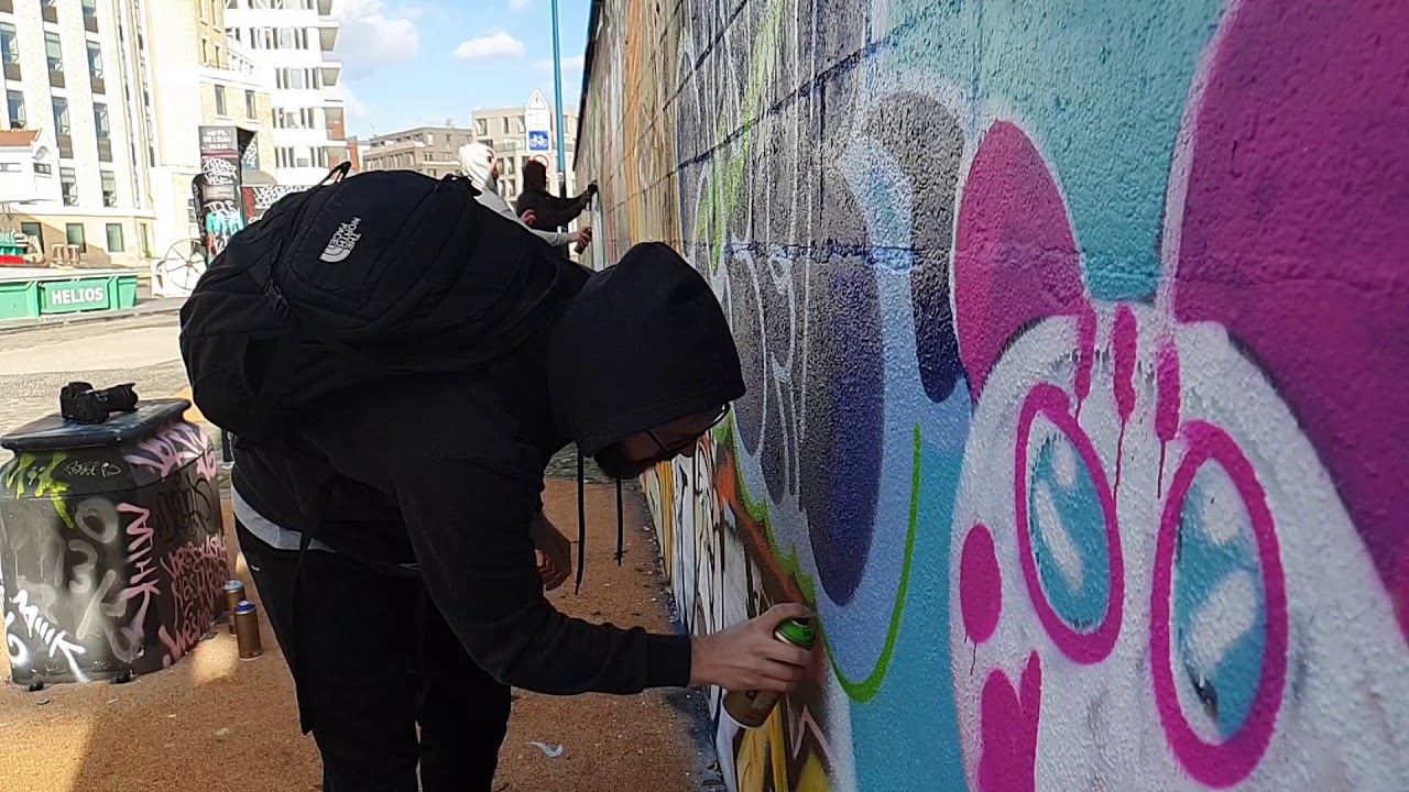 Session graff canal de l'ourcq