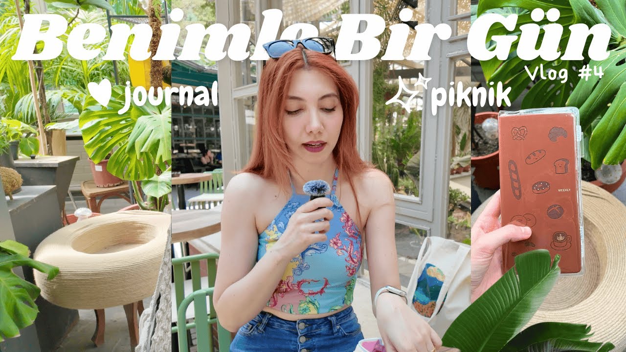 Botanik'te Sakin Bir Vlog | Piknik, Journal, K-Drama, Yaz Listesi