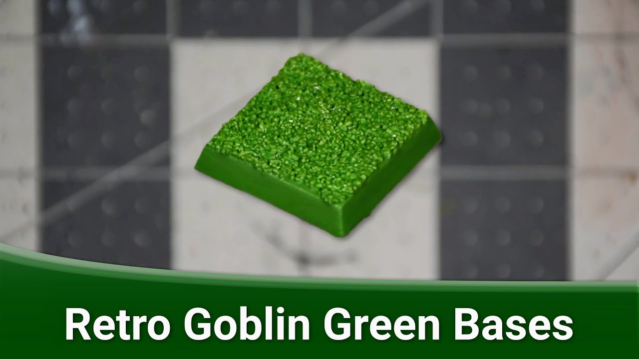Retro 90s Goblin Green Bases | Painting Guide
