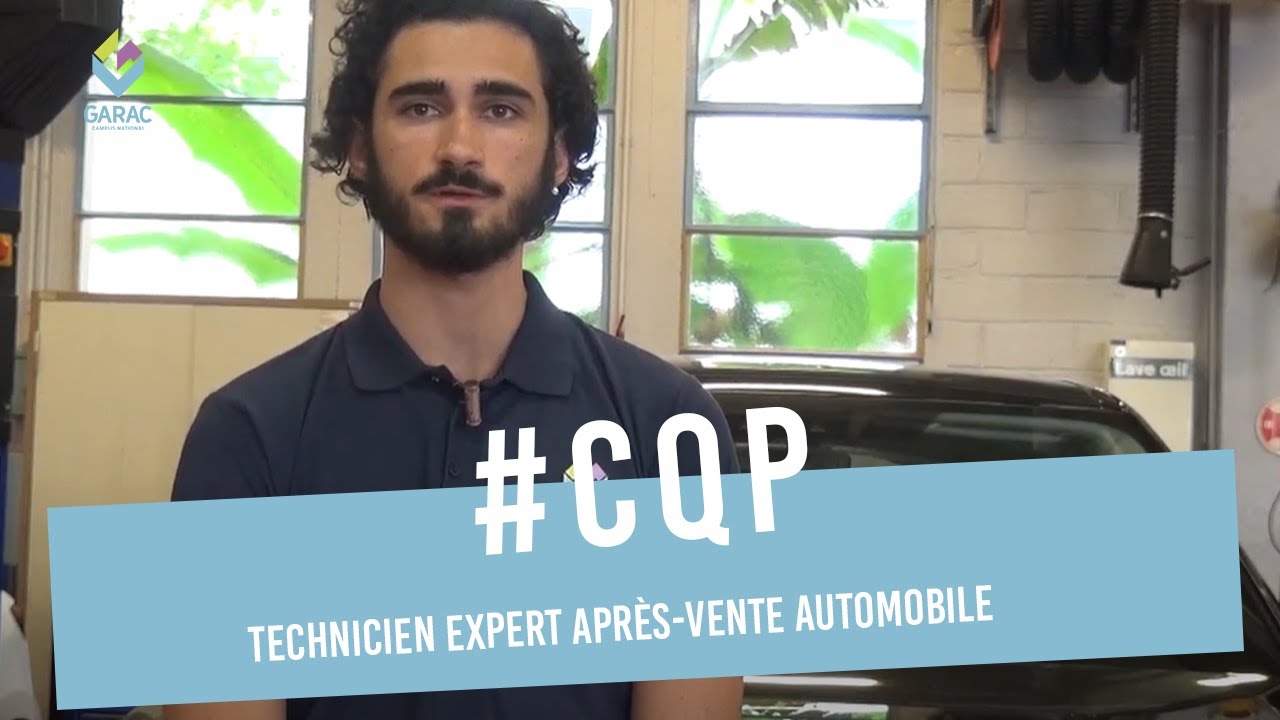 Florian Lemoine vous parle du CQP Technicien Expert Après-Vente automobile