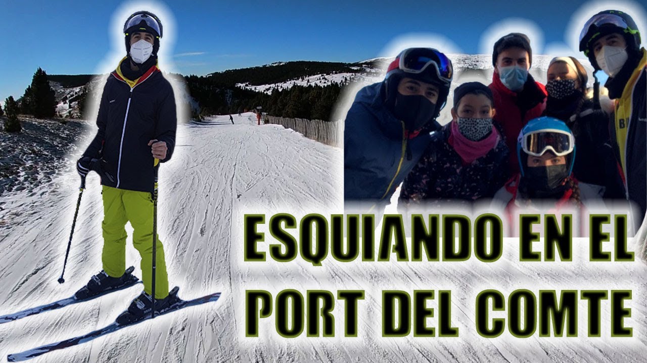Esquiando en el Port del Comte