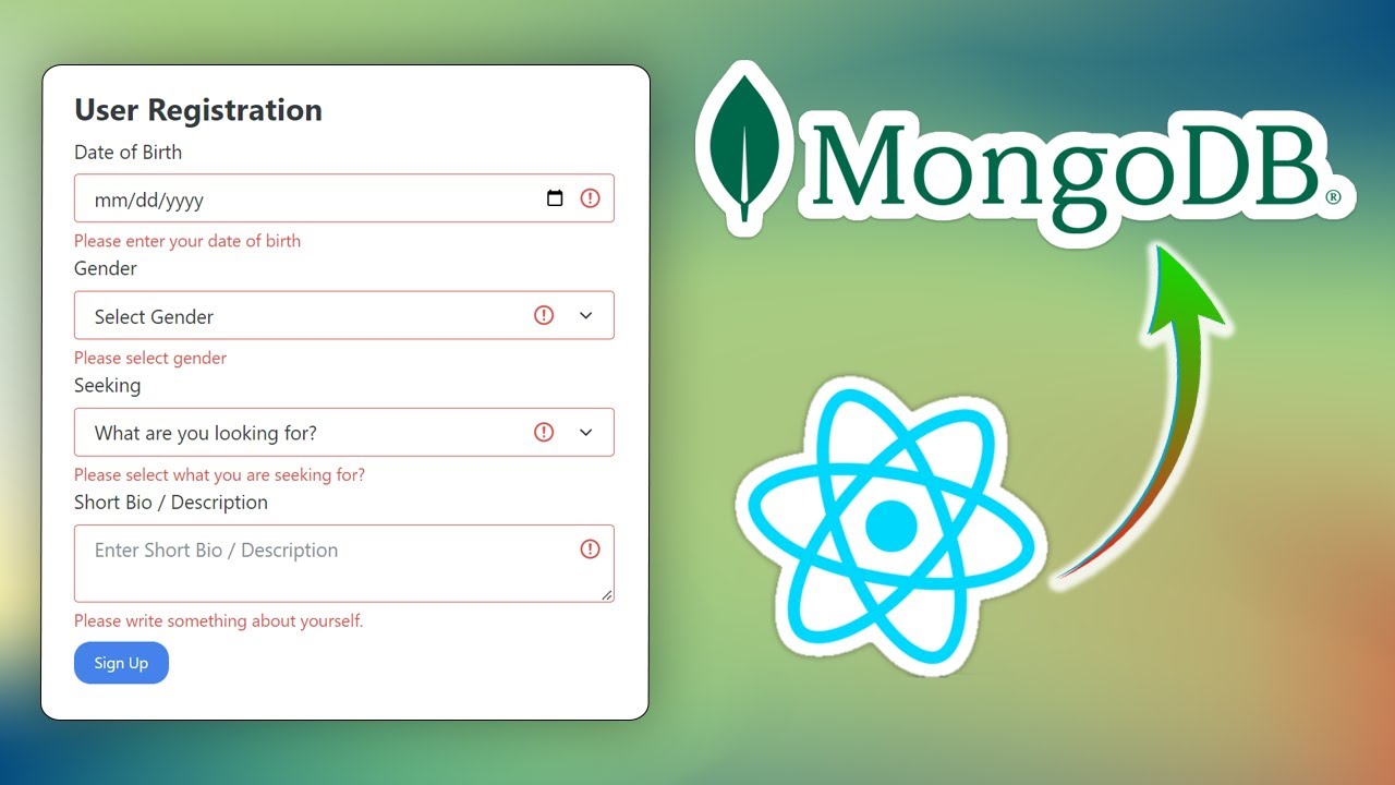 How to Save React Form Data to MongoDB Database | React JS Hook Form POST Submission to Backend API