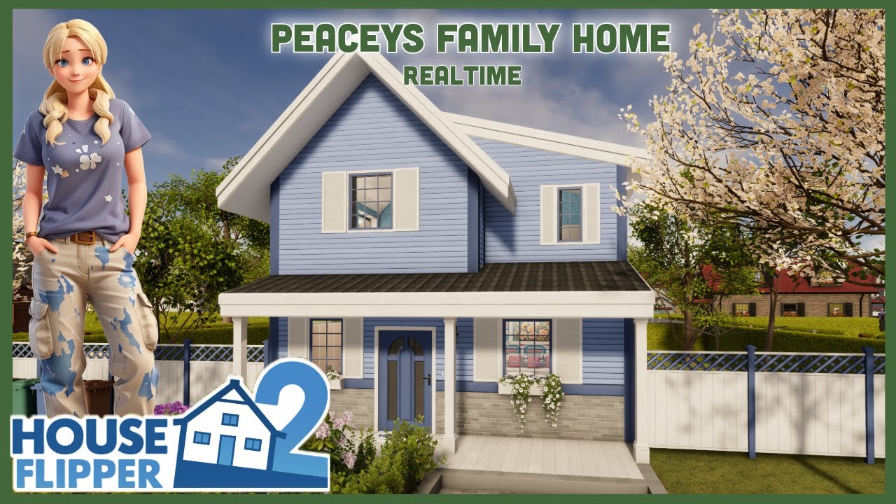 Peaceys Family Home Full Build and Tour, Realtime HF2