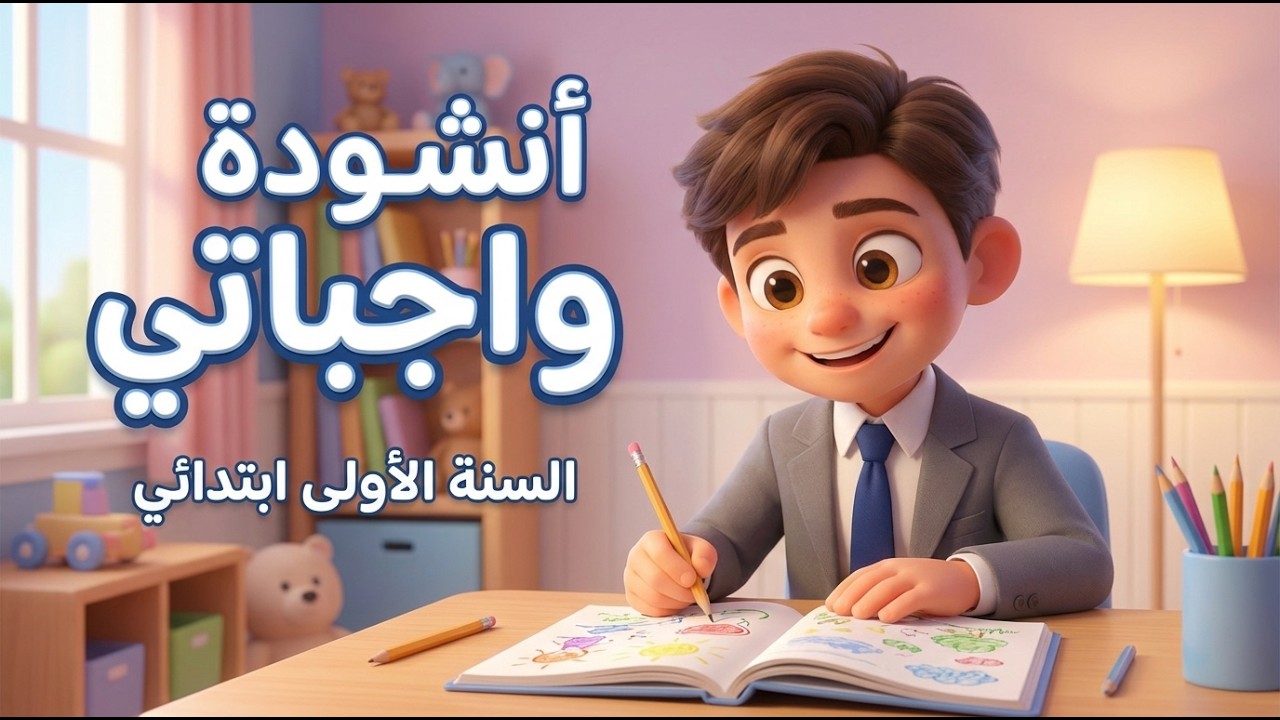 أنشودة 🎵 ~ واجباتي ~ السنة الاولى ابتدائي [مع الكلمات]