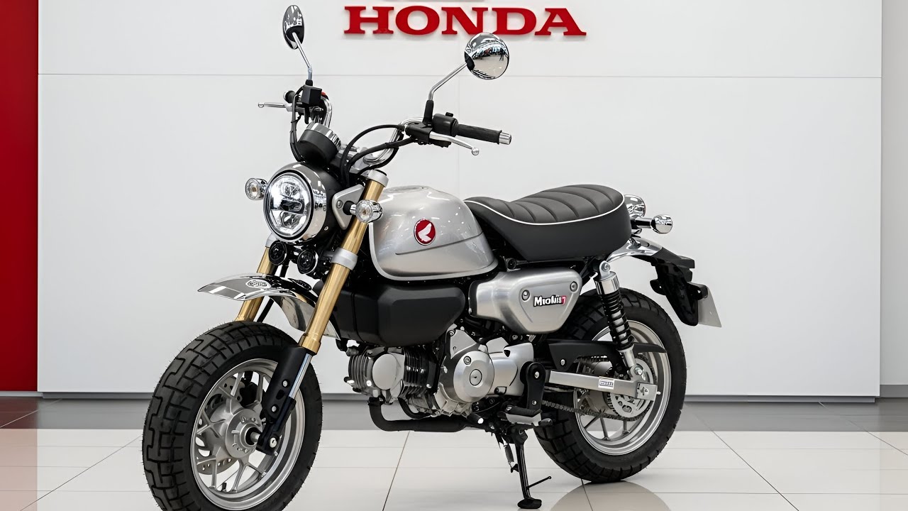 2026 Honda Monkey Unveiled! Sheen Silver & Pearl Black Beast That Everyone Wants!