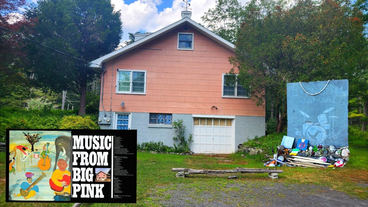 Graves of THE BAND Levon Helm, Garth Hudson, Rick Danko BIG PINK House Woodstock BASEMENT TAPES