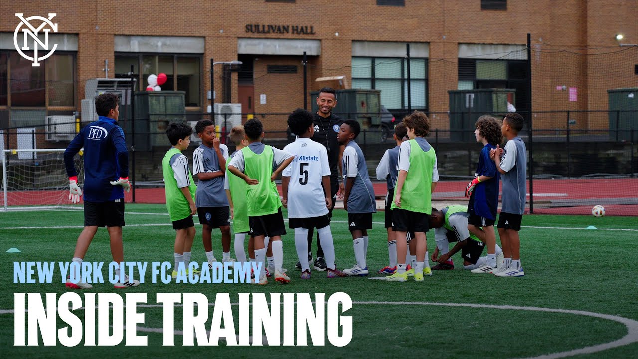 Young Blues Putting in the Work | NYCFC Academy Inside Training